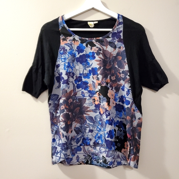 Yellow Bird (Anthropologie) - Floral Baseball Style Blouse - Size XS - Picture 3 of 11